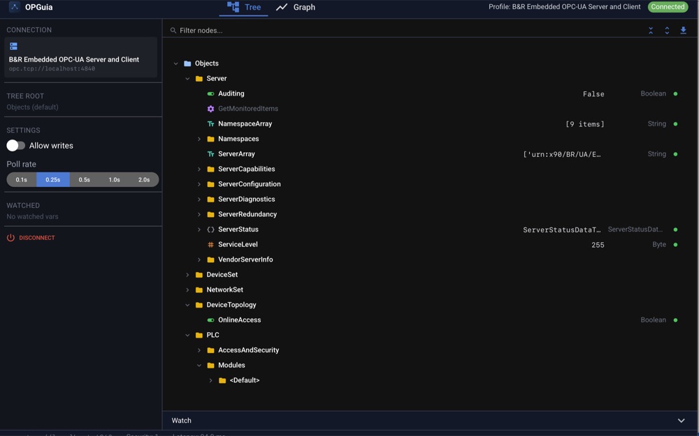 Screenshot of OPGuia